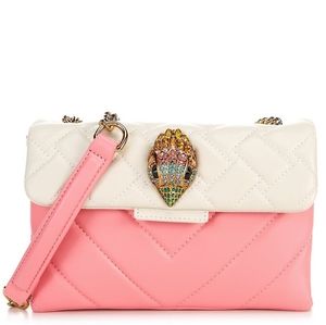 NWT Kurt Geiger London Medium Kensington Color Block Quilted Shoulder Bag